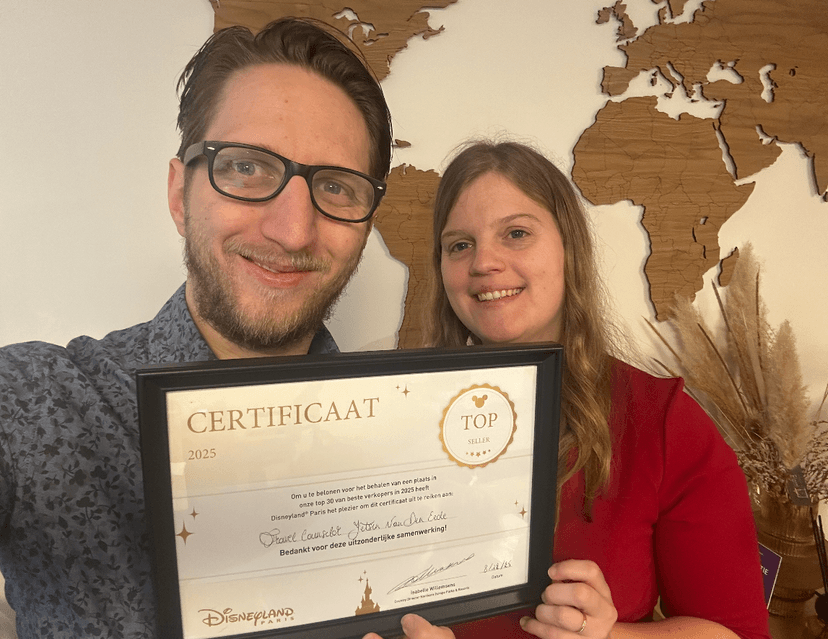 Jetsen Van den Eede, Disney-specialist bij Walts Travel