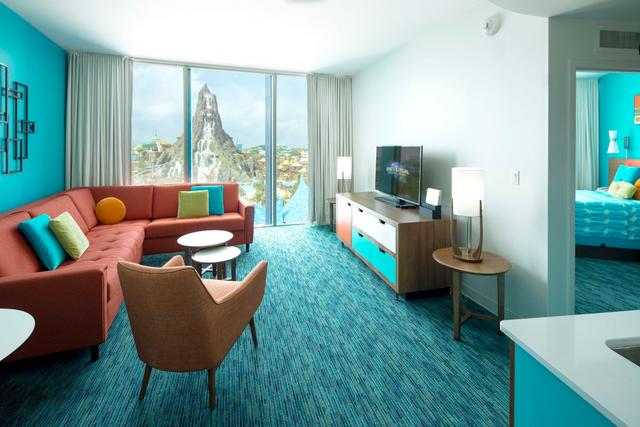 Volcano Bay-uitzicht suite met 2 slaapkamers