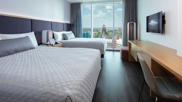 Skyline View met 2 queensize bedden